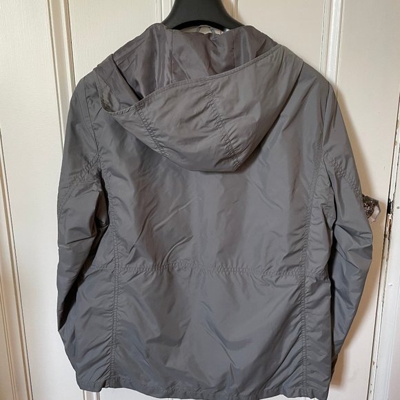 Joe Fresh Men's Gray Nylon Utility Windbreaker, Size L - Picture 3 of 9